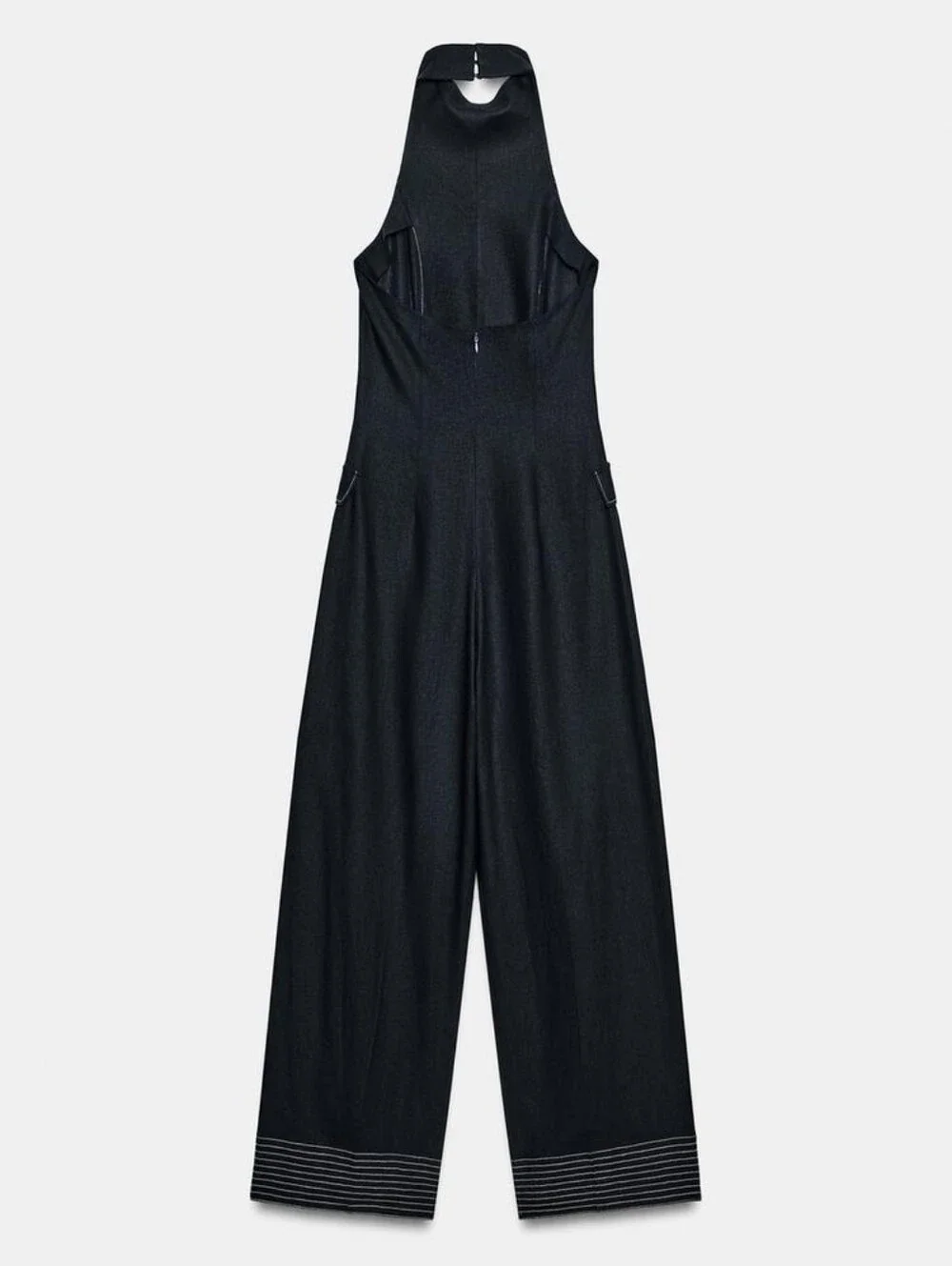 Zara linen halterneck
